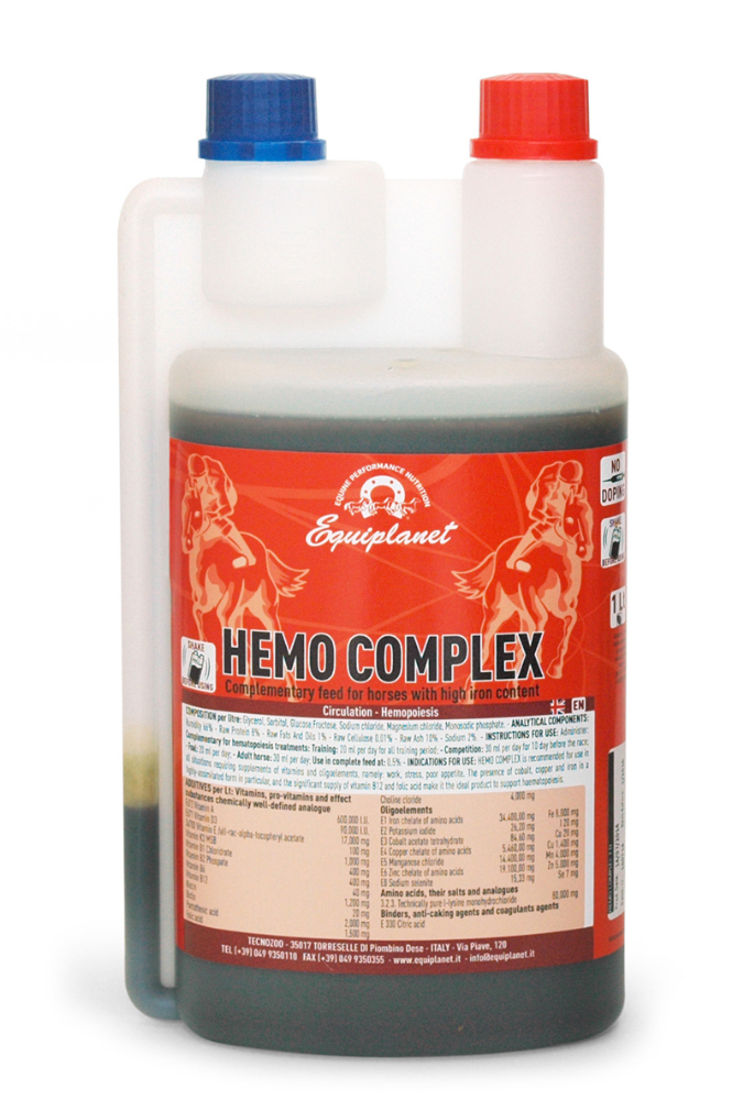 Hemo Complex - Liquid product with high iron content, vitamins and trace elements